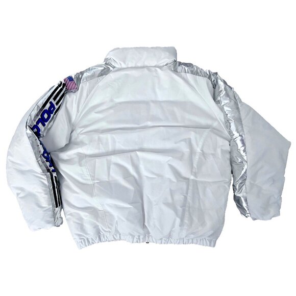 Polo Ralph Lauren Sport Ski Puffer White Silver ( M ) - Picture 4 of 9